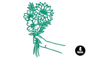 Bouquet Hand Embroidery Design