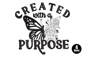 Created with a Purpose Embroidery Design