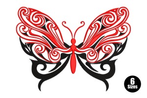 Elegant Butterfly Embroidery Design Free Download