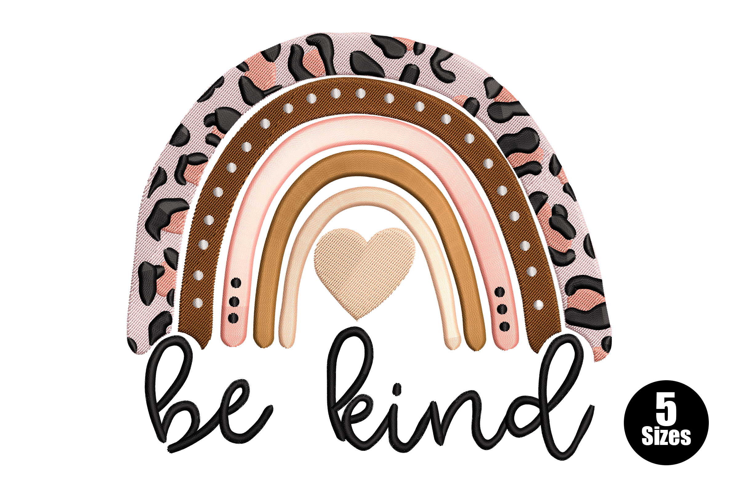 Free Be Kind Machine Embroidery Design