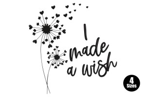 I Made a Wish Machine Embroidery Design