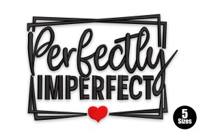 Perfectly Imperfect Machine Embroidery Design