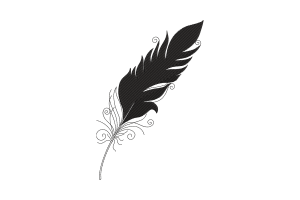 Free Elegant Feather Embroidery Design