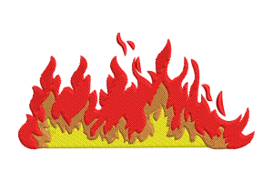 Free Flames of Passion Machine Embroidery Design