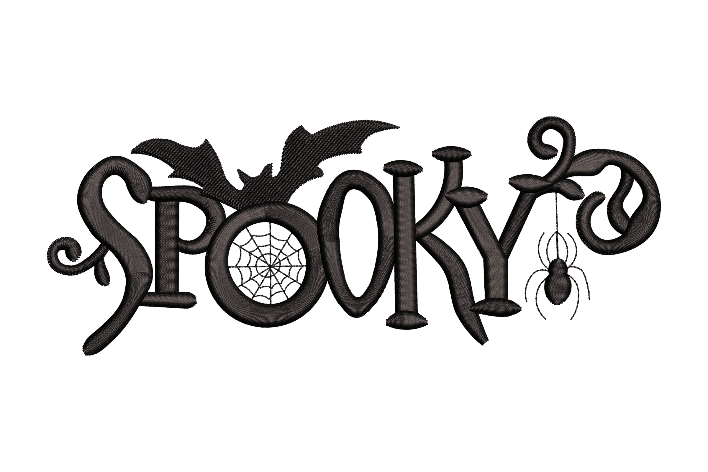 Spooky Halloween Machine Embroidery Design