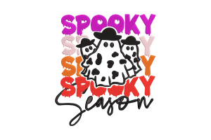 Spooky Season Halloween Machine Embroidery Design