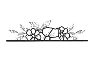 Classic Floral Border Embroidery Design