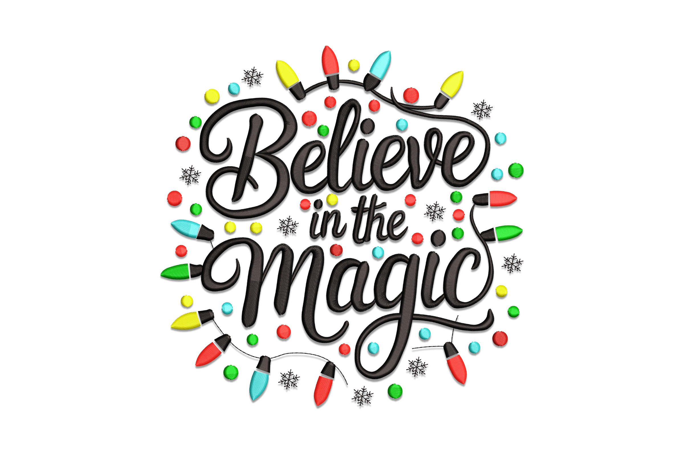 Free Believe in the Magic Embroidery Design