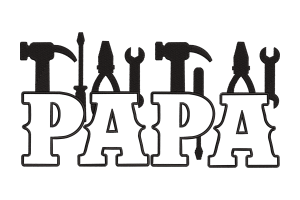 Papa Tool Machine Embroidery Design