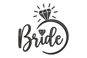 Bride Embroidery Design Free Download