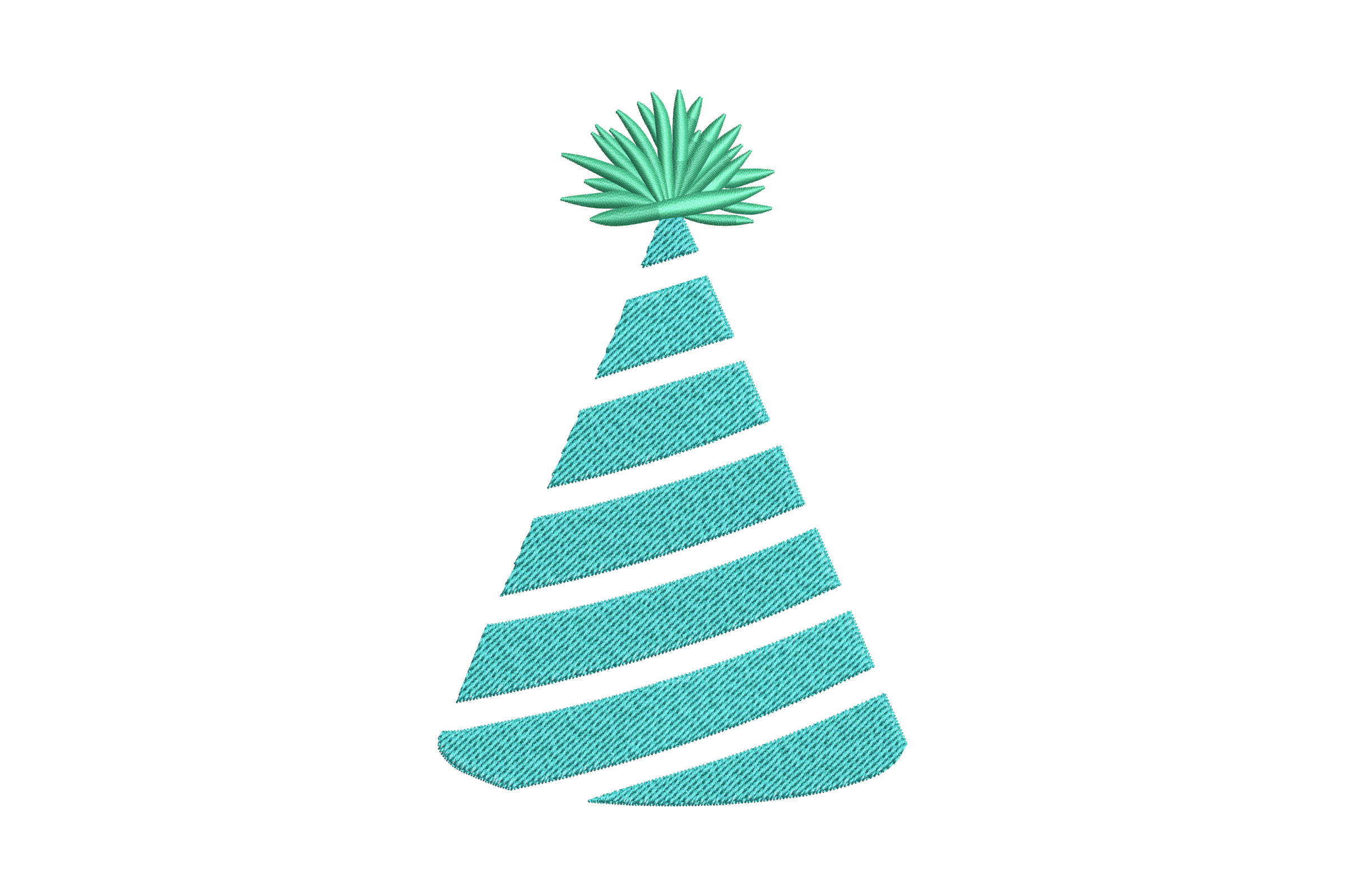 Party Hat Embroidery Design