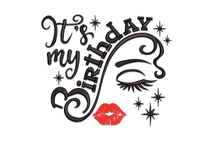 Free It’s My Birthday Embroidery Design