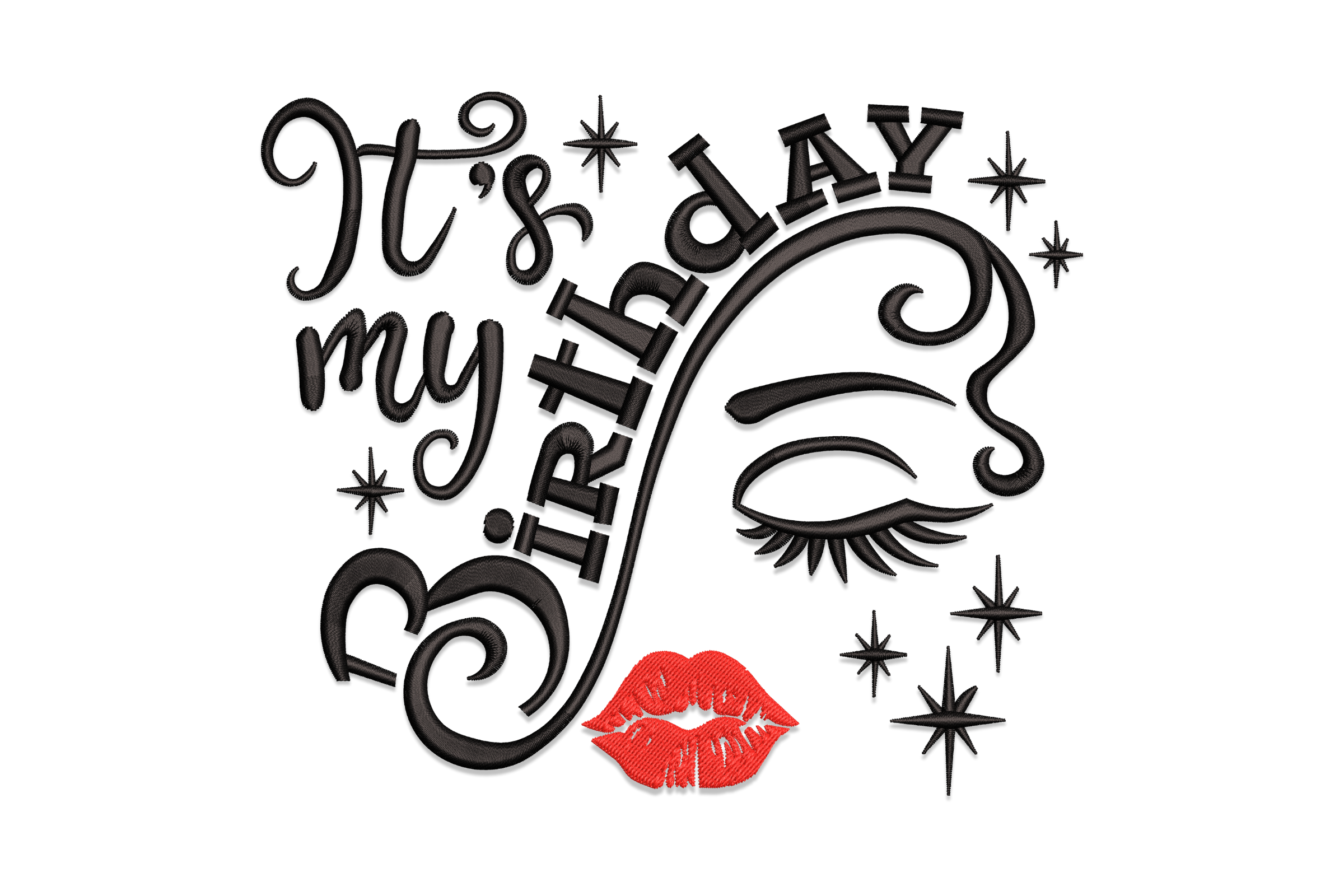 Free It’s My Birthday Embroidery Design