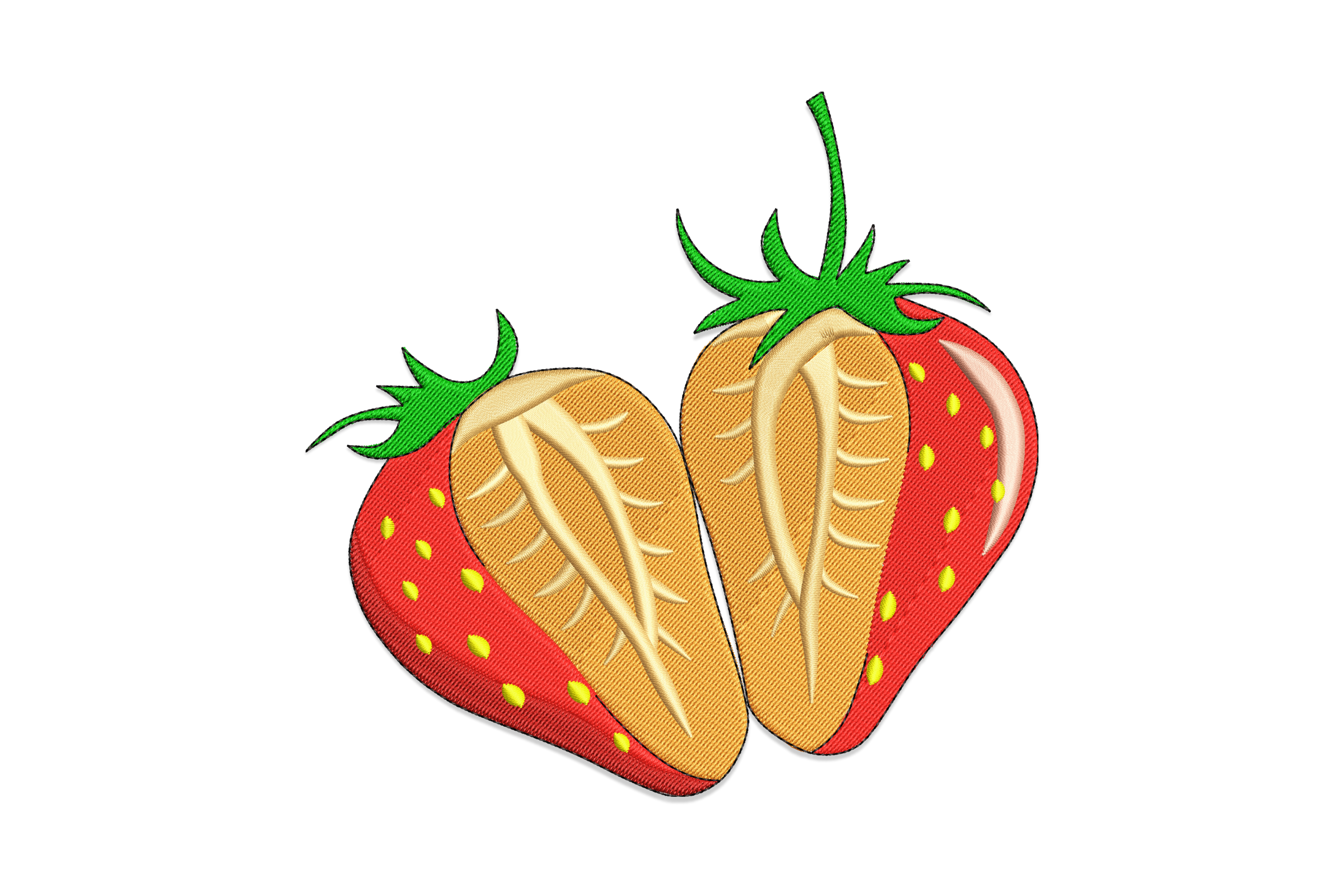 Free Sweet Strawberry Machine Embroidery Design