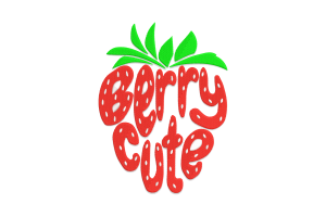 Berry Cute Strawberry Embroidery Design